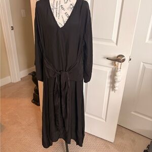 Natalie Martin Black Long Sleeve Dress L. EC